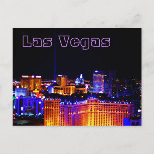 Carte Postale Las Vegas - Lumière dans le ciel