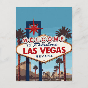 Carte Postale Las Vegas Nevada Rétro Fabuleux