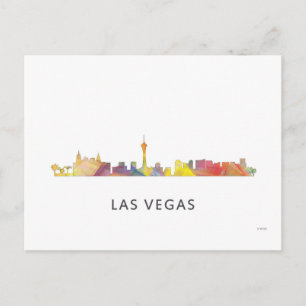CARTE POSTALE LAS VEGAS, NEVADA SKYLINE WB1 -
