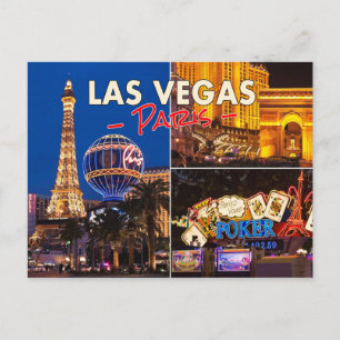 Carte postale Las Vegas Paris