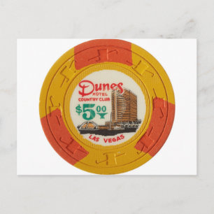 Carte Postale Las Vegas Poker Chip Casino Jeu Obsolète