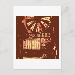 Carte Postale Las Vegas Slots Pop Art