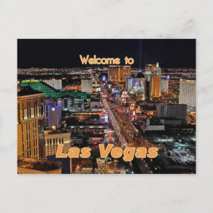 Carte Postale Las Vegas Strip à la nuit