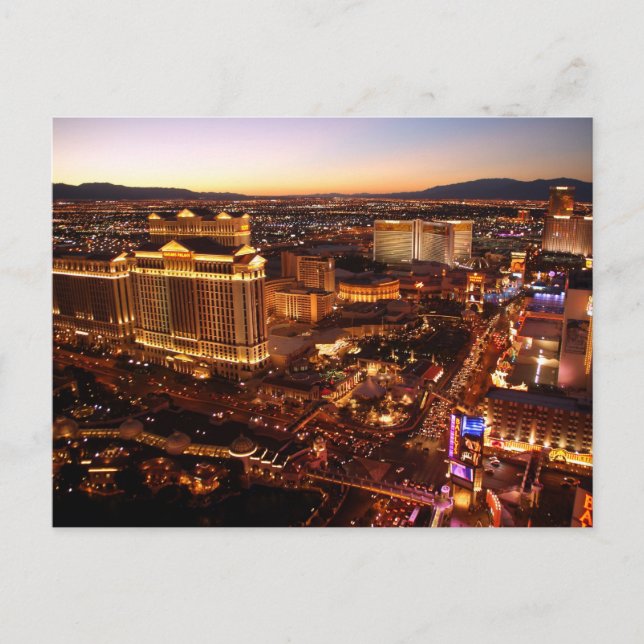 Carte postale Las Vegas Strip Sunset (Devant)