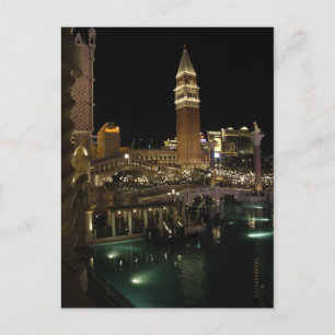 Carte Postale Las Vegas vénitienne la nuit