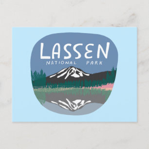 Carte Postale Lassen National Park Mountain Volcano Californie