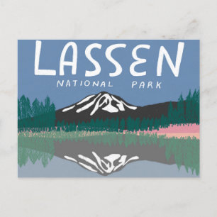 Carte Postale Lassen National Park Mountain Volcano Californie