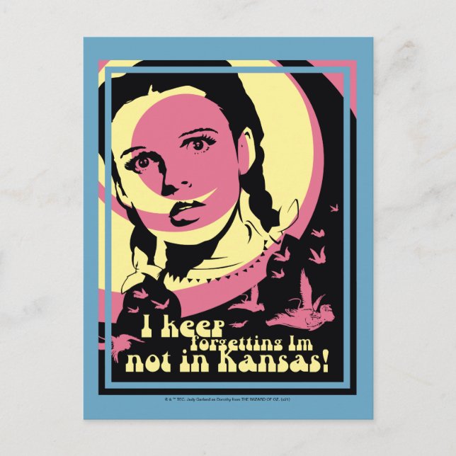 Carte Postale L'Assistant D'Oz™ | Je ne suis pas au Kansas (Devant)