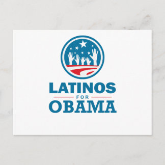 Carte Postale Latinos pour Obama