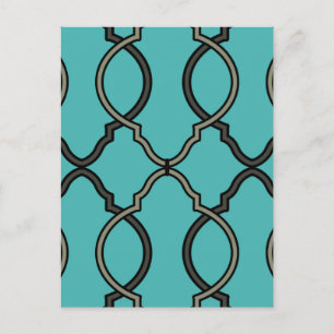 Carte Postale Latis Motif géométrique