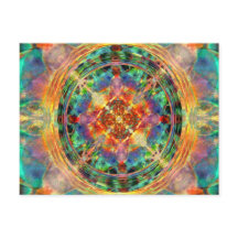 L'Atlantide a inspiré le mandala d'arc-en-ciel