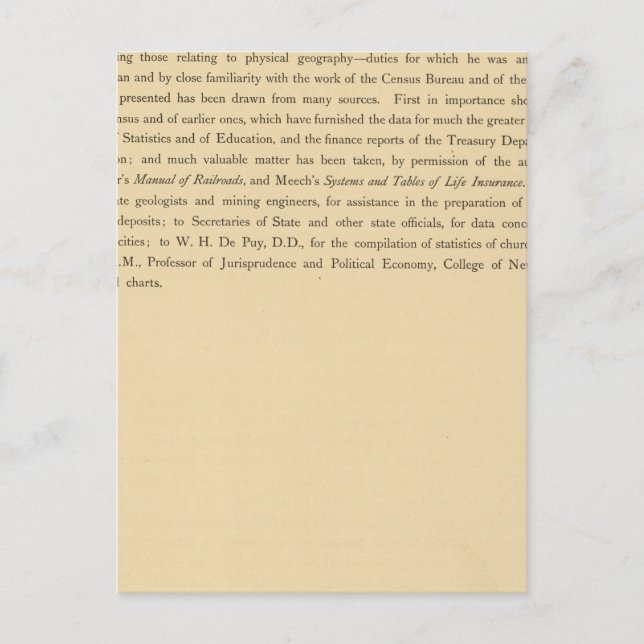 Carte Postale L'atlas statistique de Scribner (Devant)