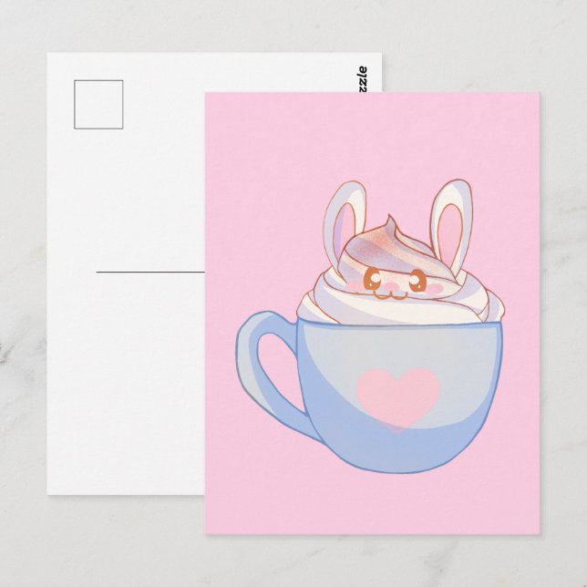 Carte Postale Latte de lapin avec cannelle (Devant / Derrière)