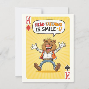Carte Postale Laugh Deck