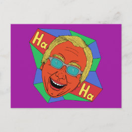 Carte Postale Laughing Man (Artiste Auto-Portrait)
