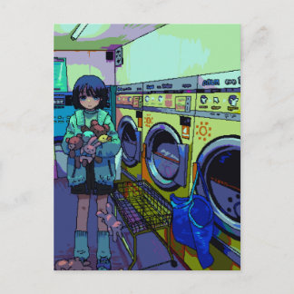 Carte Postale Laundry