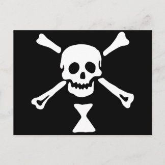 Carte Postale L'authentique drapeau pirate d'Emanuel Wynne