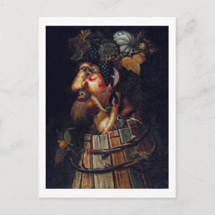 Carte Postale L'automne, Arcimboldo