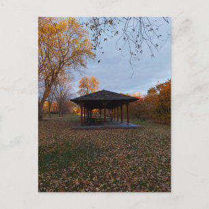 Carte Postale L'automne canadien et une pagode