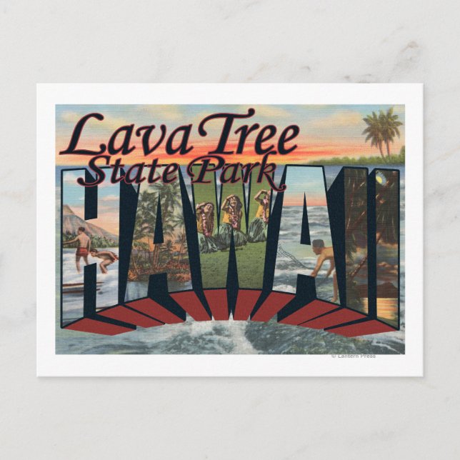 Carte Postale Lava Tree State Park, Hawaii (Devant)