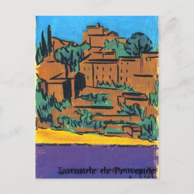 Carte Postale Lavande de Provence (Devant)