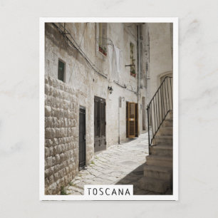 Carte Postale Lave-linge suspendue à sécher dans une ruelle en I