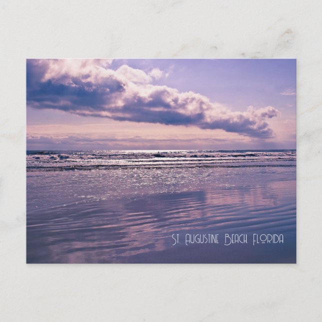 Carte postale Lavender Ocean Sunrise (Devant)