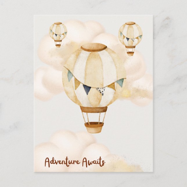 Carte Postale L'aventure attend une affiche neutre (Devant)