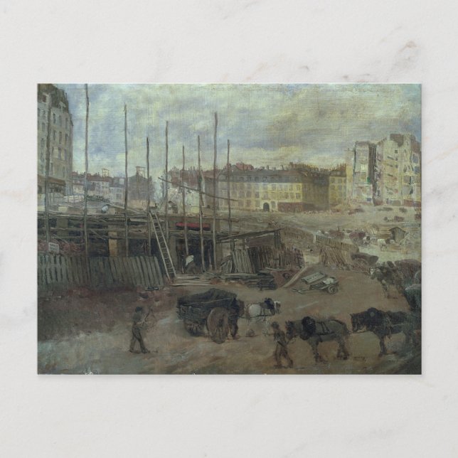 Carte Postale L'Avenue de L'Opéra, 1878 (Devant)