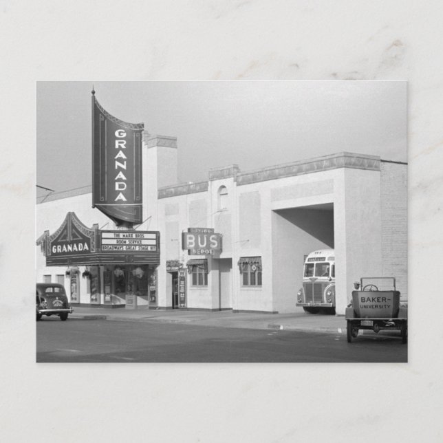Carte Postale Lawrence, Kansas, 1938 (Devant)