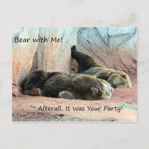 Carte Postale Lazy Bears Post Card