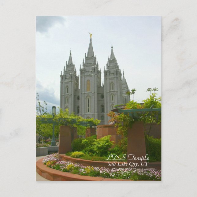 Carte Postale LDS Temple, Salt Lake City, Utah Postcard (Devant)
