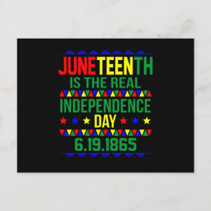 Carte Postale Le 18 juin est le jour de l'indépendance réelle de
