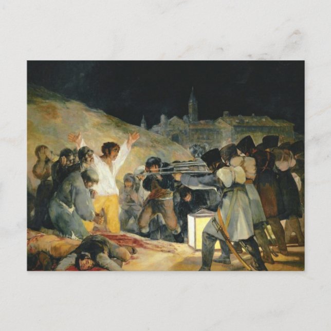 Carte Postale Le 3 Mai 1808 Francisco Goya (Devant)