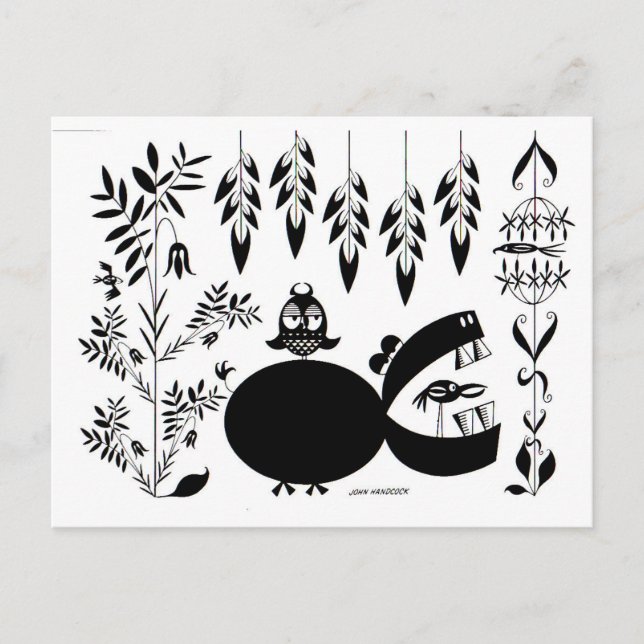 Carte Postale Le bâillonnement d'hippo (Devant)