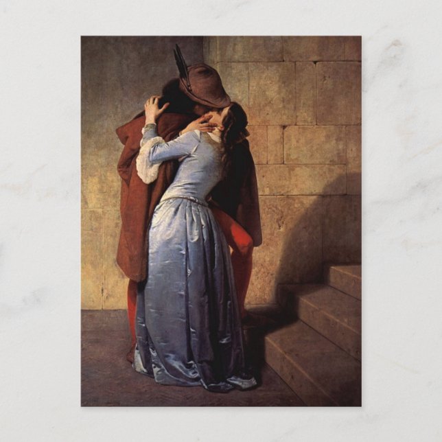Carte Postale Le baiser (Devant)