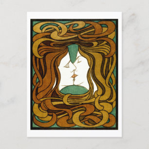 Carte Postale Le baiser de Peter Behrens