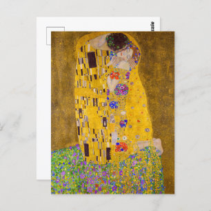 Carte Postale Le baiser Gustav Klimt