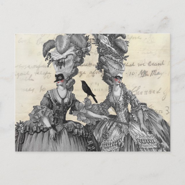 Carte Postale Le bal d'Halloween (Devant)