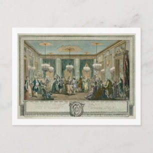 Carte Postale Le bal vestimentaire du soir à la maison de Monsie