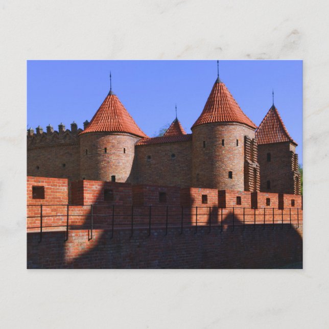Carte Postale Le Barbican, Varsovie, Pologne (Devant)