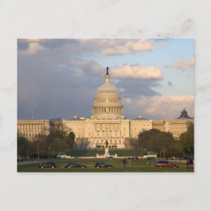 Carte Postale Le bâtiment de capitol des Etats-Unis dedans