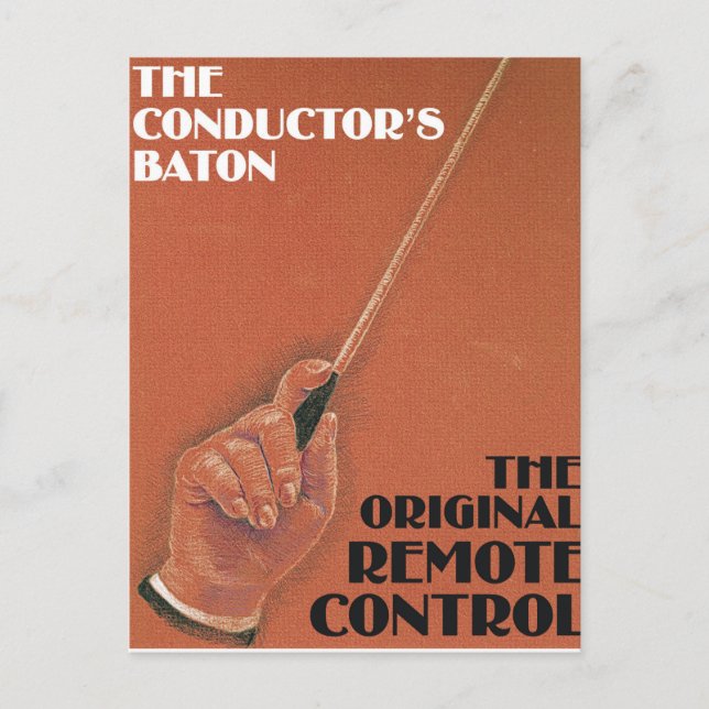 Carte Postale Le bâton du conducteur (Devant)
