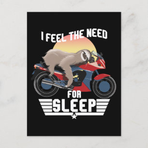Carte Postale Le Besoin De Sommeil   Drôle Sloth