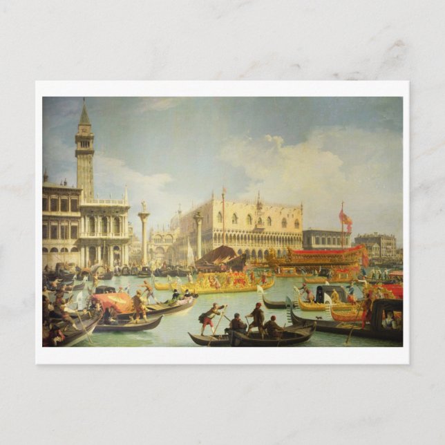 Carte Postale Le Bétrothal du Doge vénitien (Devant)