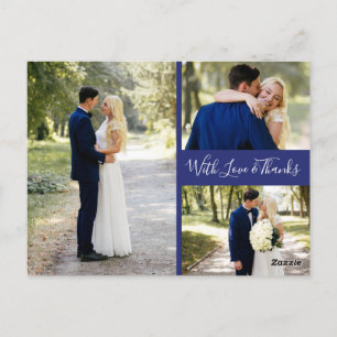 Carte Postale Le Bleu de Delft   Delft Blue Thank You Photo Coll