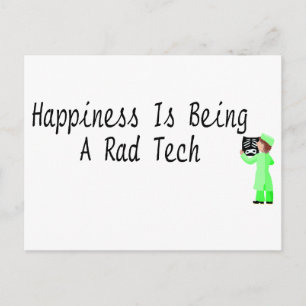 Carte Postale Le Bonheur Est Un Rad Tech