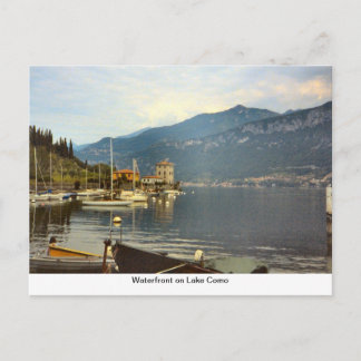 Carte Postale Le bord de mer du lac de Côme