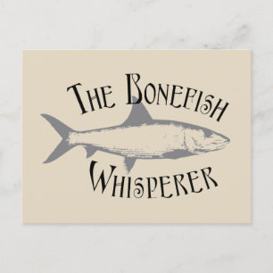 Carte Postale Le Brouillard de Bonefish Funny Ocean Fishing