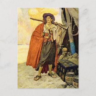 Carte Postale Le Buccaneer - l'art pirate